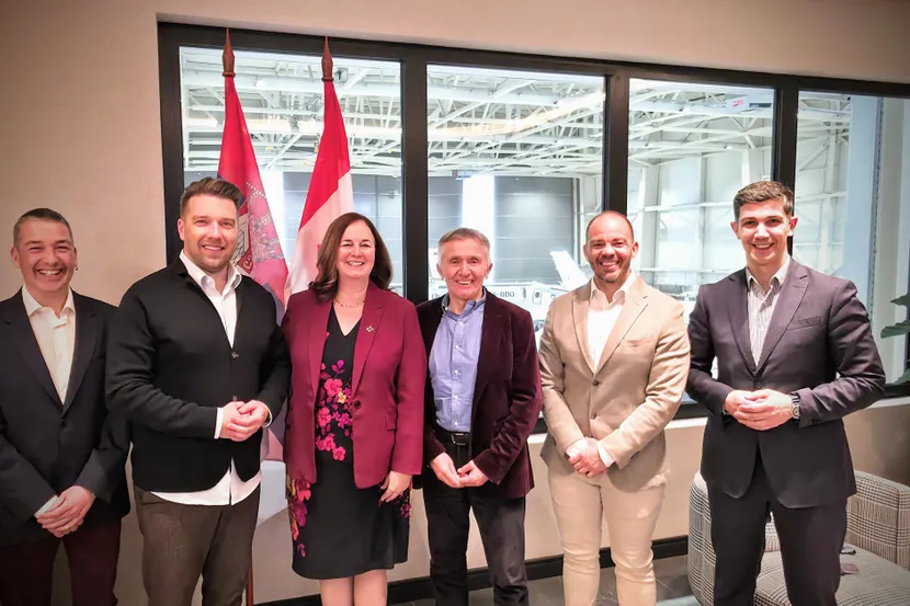 Prince Aviation meeting with Canadian ambassador discussing cooperation with Pratt & Whitney Canada